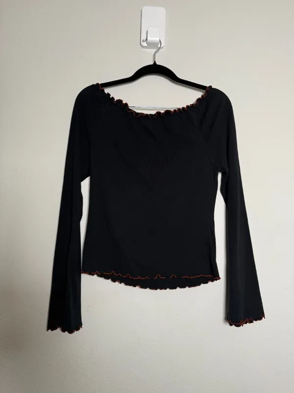 Y2K Womens Graphic Long Sleeve Shirt - Image 2