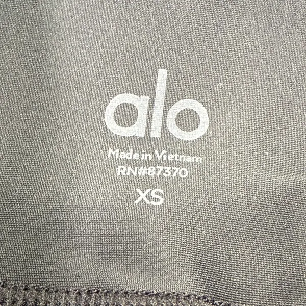 Alo Yoga Airbrush High Waist 7/8 Leggings Black XS RN87370 Activewear Yoga Pants - Image 2