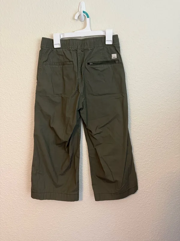 Vuori Ripstop Wide-Leg Pants Army Women’s Green XS Cropped Drawstring - Image 4