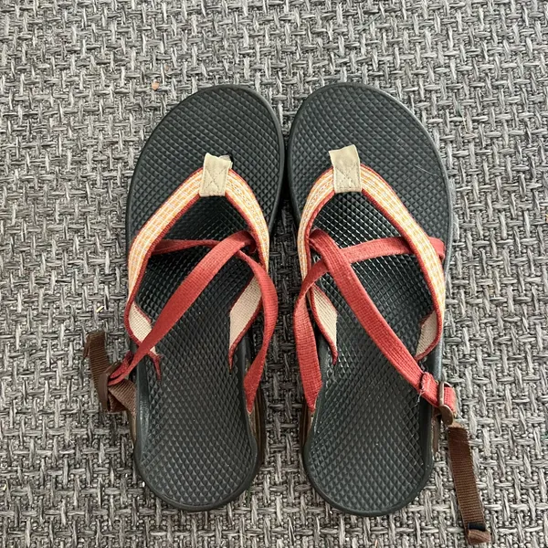 Chaos boho Strappy Sandals Red Size 9 - Image 5