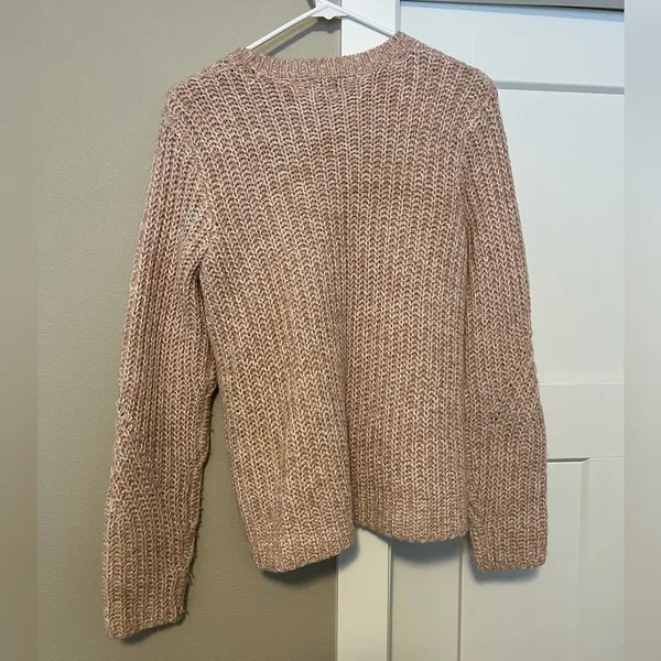 A New Day Cozy Pink Crew Neck Sweater - Image 3