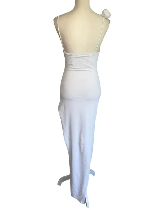 MORE TO COME Maritza Maxi Dress in White Small New Womens Long Gown - Image 7
