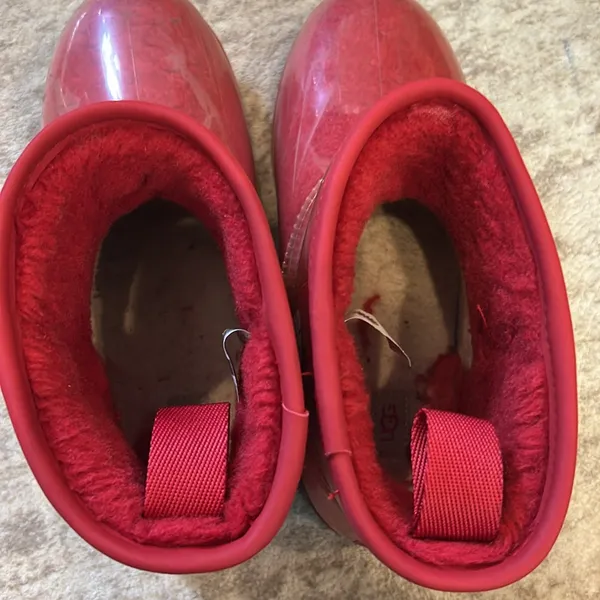 UGG Red Ankle Boots - Image 4