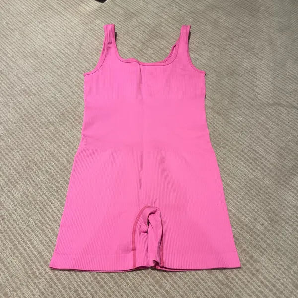 Ribbed Onesie Pink - Image 2