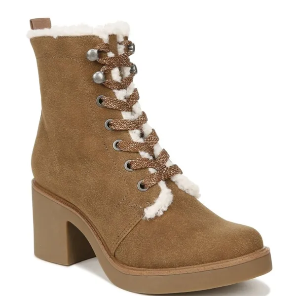 NWT LifeStride Heels LifeStride | Rhodes Cozy Boot Sherpa Lined Suede Leather - Image 2