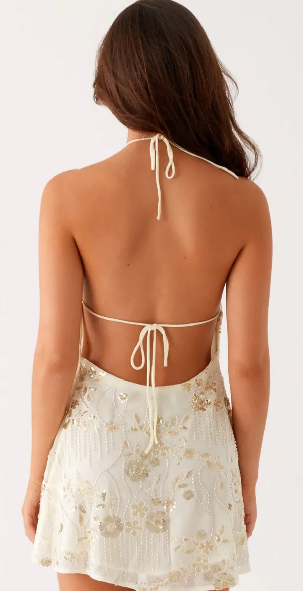 Peppermayo Leo beaded mini dress  - Image 2