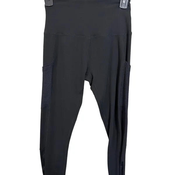 Beyond Yoga Black High‎ Waisted Mesh Pocket Leggings Athleisure XS - Image 4