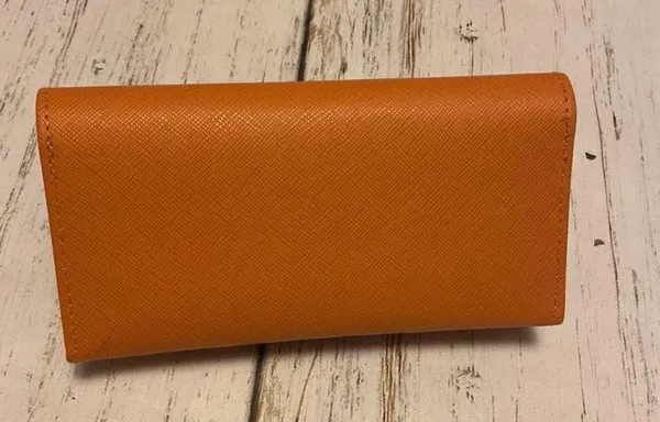 Tory Burch Orange Glasses Sunglasses Case - Image 4