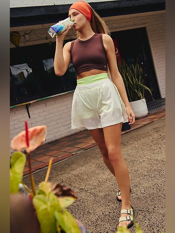 FP Movement When in Venice Mesh Shorts - White combo - Image 5