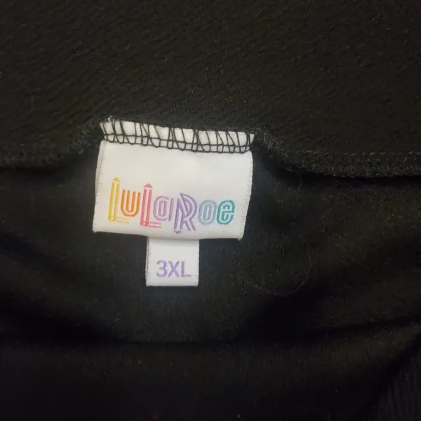 Classic Black Pencil Skirt stretchy Lularoe Size 3XL - Image 2