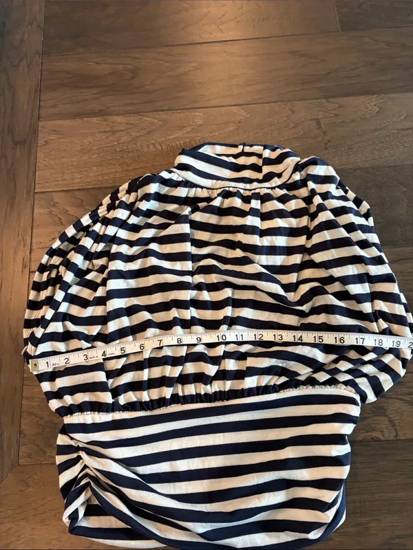 New With Tags Anthropologie Maeve Petite Striped Tee Sz MP - Image 8