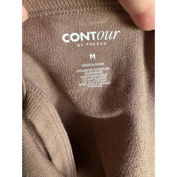 5/$35 PacSun Contour Womens Tank Top Sz M Brown Seamless‎ Longline - Image 10