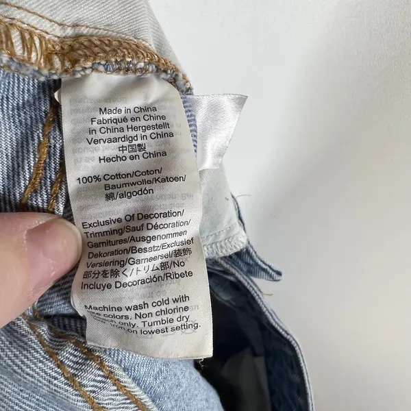 Madewell The Curvy Perfect Vintage Jean‎ Light Wash High Rise Tapered Denim 32 - Image 12
