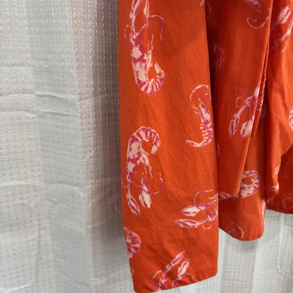 Anthropologie Maeve Wrap Dress Size Medium Petite Mainely Lobster Mini Coastal Summer Boho - Image 3