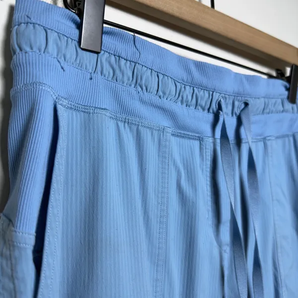 Lululemon Women Cropped Pants 8 Utility Blue Dance Studio Mid-Rise Pull On - Image 10