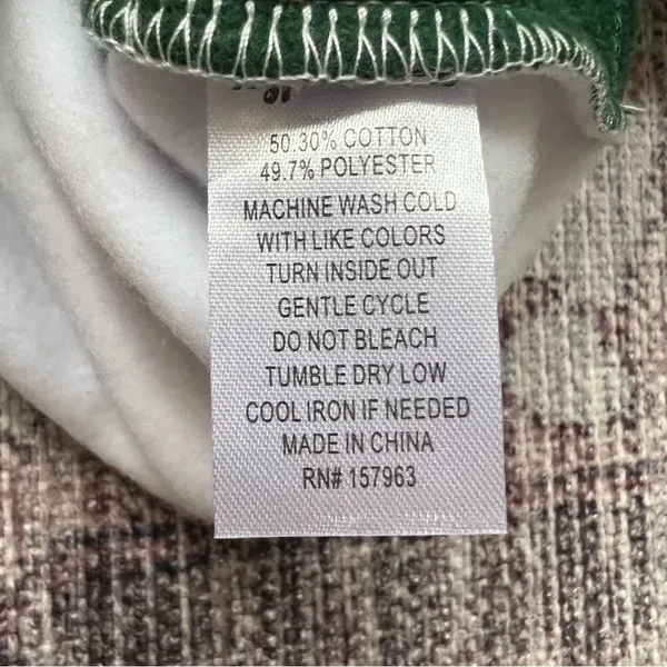 Hype and Vice NWT Michigan State Rookie Sweater Pullover Raglan Fleece Cropped - Image 15
