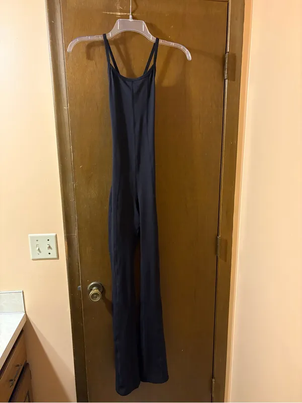 Free People Movement Heat Waves Onesie Jumpsuit in Black - Image 3