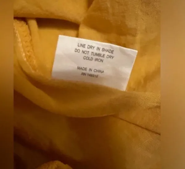 Here comes the sun mustard sleeveless dress size M - Image 7
