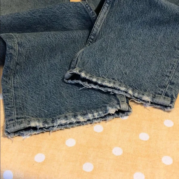 NEW Free People Acadia High Rise distressed Button Fly Jeans 28 - Image 16