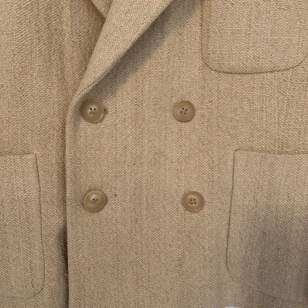 Ralph Lauren Black Label Silk Cotton Blend Blazer Jacket Size 4 - Image 4