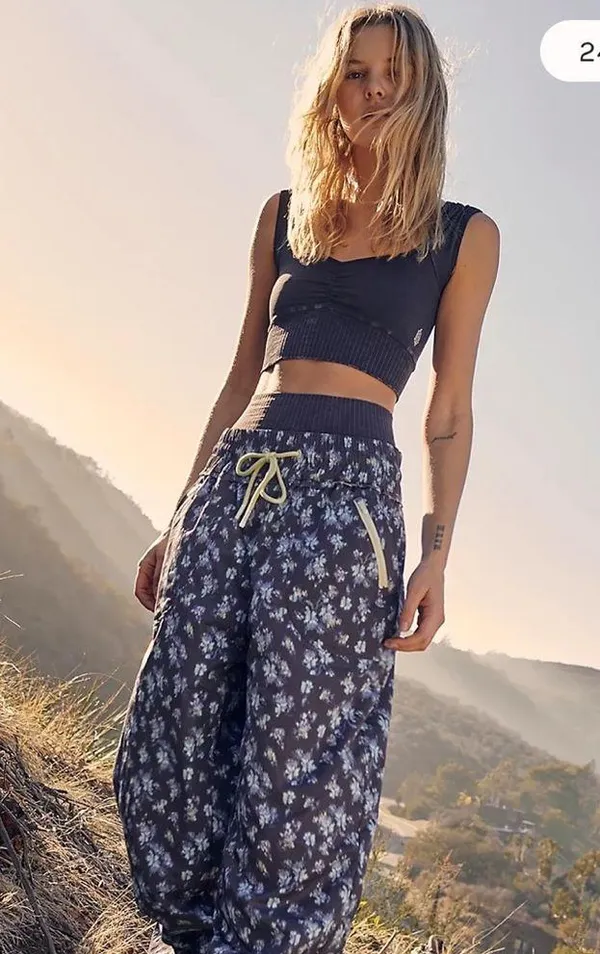 NWOT Free People Movement - Break My Heart Pant - Black Combo - Size Small - Image 3