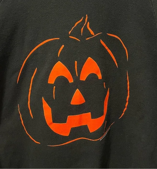 Vintage Pumpkin Crewneck Sweatshirt - Image 4