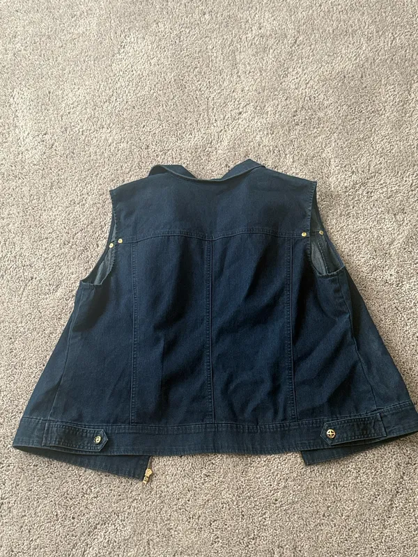 Jean Vest Blue Size L - Image 3