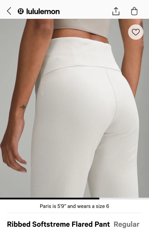 Lululemon ribbed leggings - Image 3