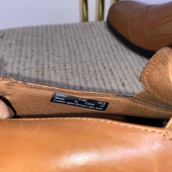 Clarks - Brown Leather Slip-On Loafers - Image 6
