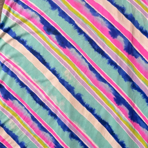 Lilly Pulitzer Asymmetrical Hem Watercolor Midi Maxi Dress Womens M Colorful - Image 8