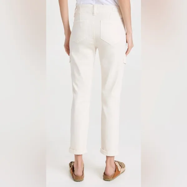 NWOT Paige Christy Mid Rise Straight Cargo Jeans - Image 3