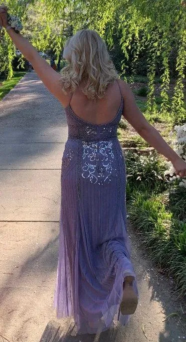 Jump Apparel Purple Prom Dress - Image 5