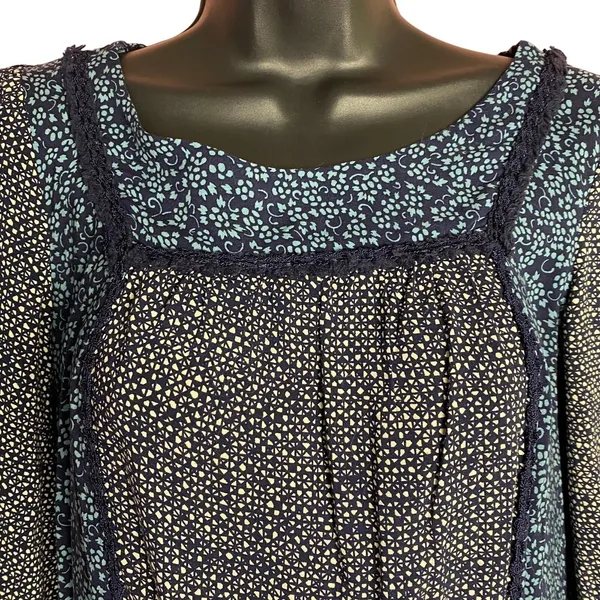 Anthropologie Holding Horses Ruffle Mini Dress Tunic Prairie Long Sleeve Size 0‎ - Image 4
