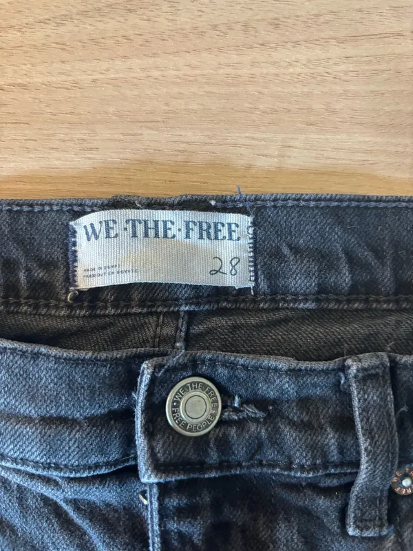 Black Free People Jeans - Image 4