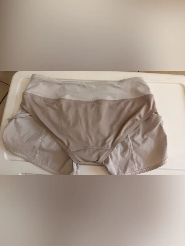 Lululemon Women's High-Waist Performance Shorts in Beige size 4 - Image 13