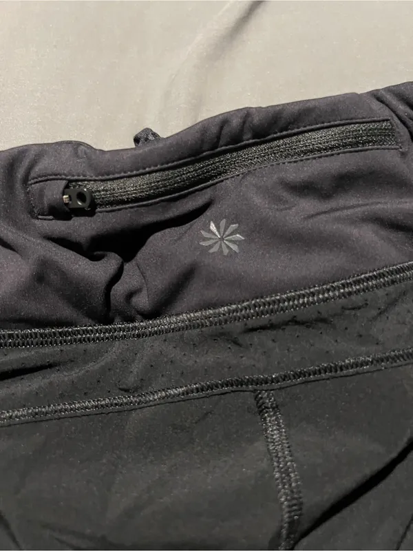 Athleta run with it black shorts - Image 9