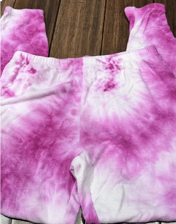 Wildfox Pink Tie-Dye 'Love Potion Knox' Jogger Sweatpants - Image 5