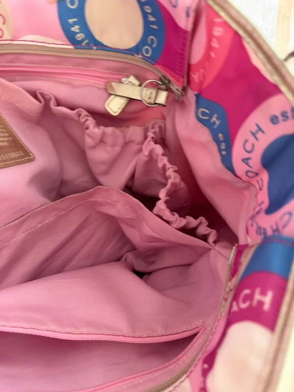 COACH Multicolor Large Logo Diaper Bag Tote Bag - Image 5