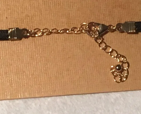 new ๑ aso TV’s Riverdale ๑ Leather Bow Choker ๑ Black Gold ๑ 2 Ways to Wear ๑ - Image 8