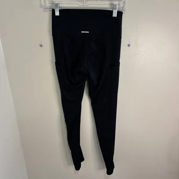 Aerie Chill Play Move High Waisted Leggings with Pockets Black Small Petite - Image 8