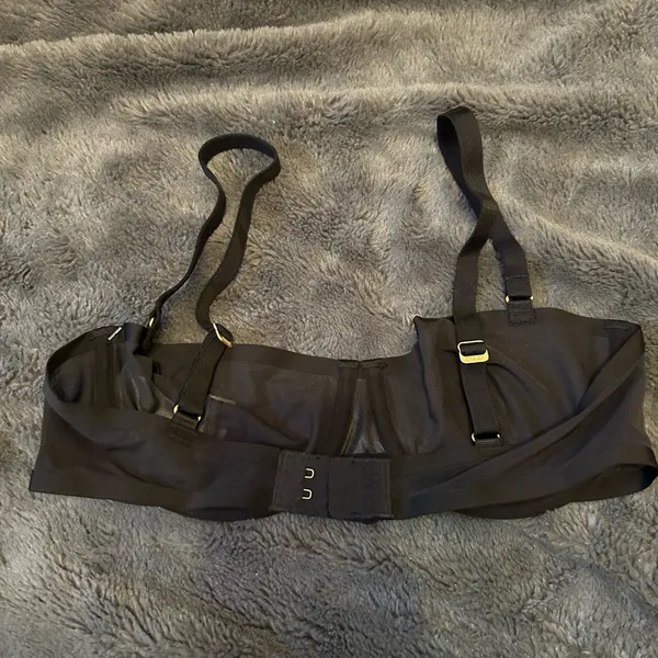 CUUP Balconette Black Mesh Bra Size 34B - Image 3