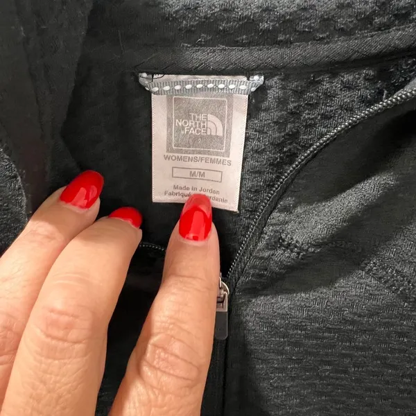 The North Face Women's Mountain Peaks Quarter-Zip Textured Athletic Jacket- SZ M - Image 2