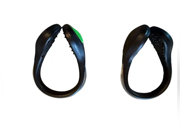 Black Lighted Shoe Clips Night Outdoor Activities - Running, Hiking, Walking - Image 2