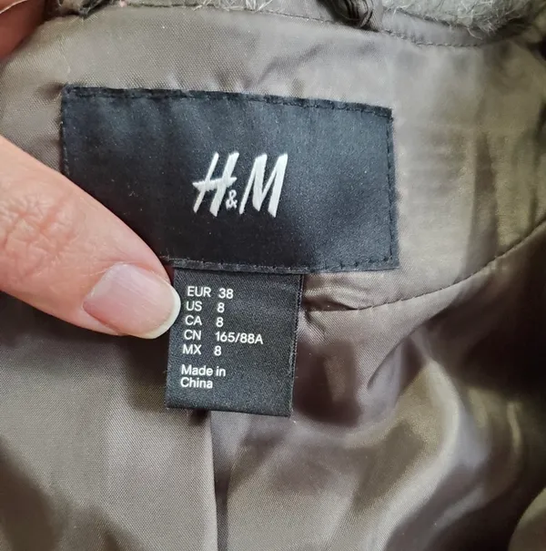 H&M Faux Fur Coat - Image 7