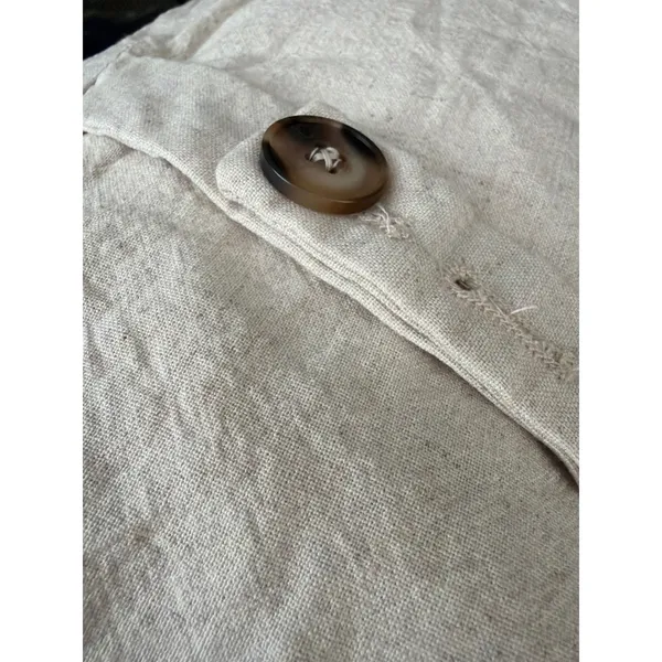 Emerson‎ Lang Oatmeal Beige Tailored Vest Waistcoat Button Front XL - Image 4