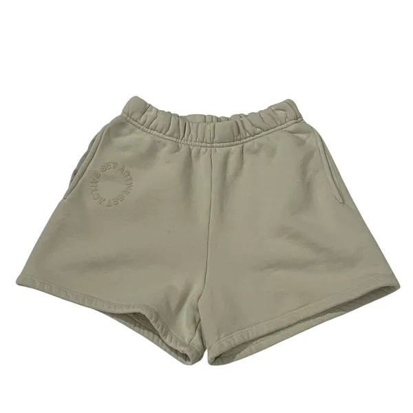 Set Active Sweat Shorts - Oat Milk - Small - Image 7