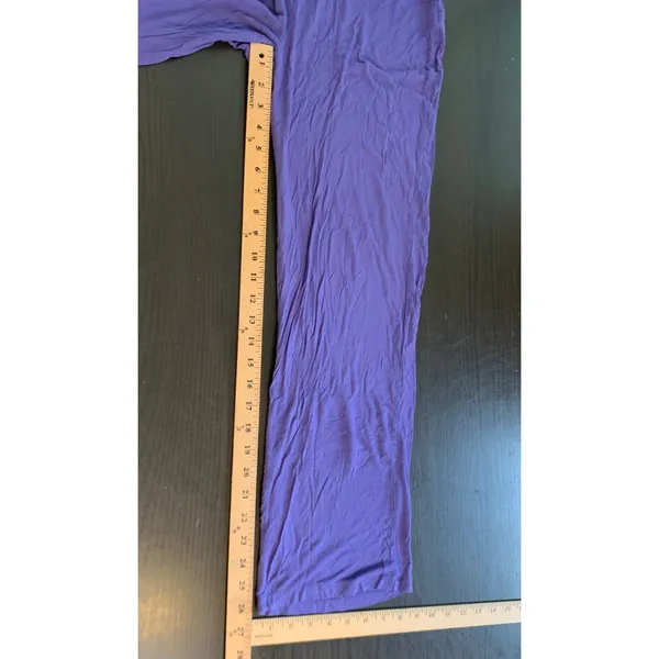 Tahari Womens Purple Lace Racerback Pajama Set Small Sleeveless Top and Pants - Image 11