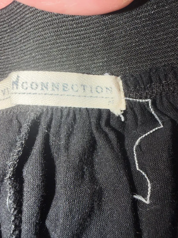 Peruvian Connection Pima Cotton Jersey Minimalist Capsule Boho Skirt Medium. - Image 9