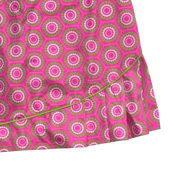Birdies &‎ Bows Women's Skort Size S Small Pink Lime White Floral Print - Image 2