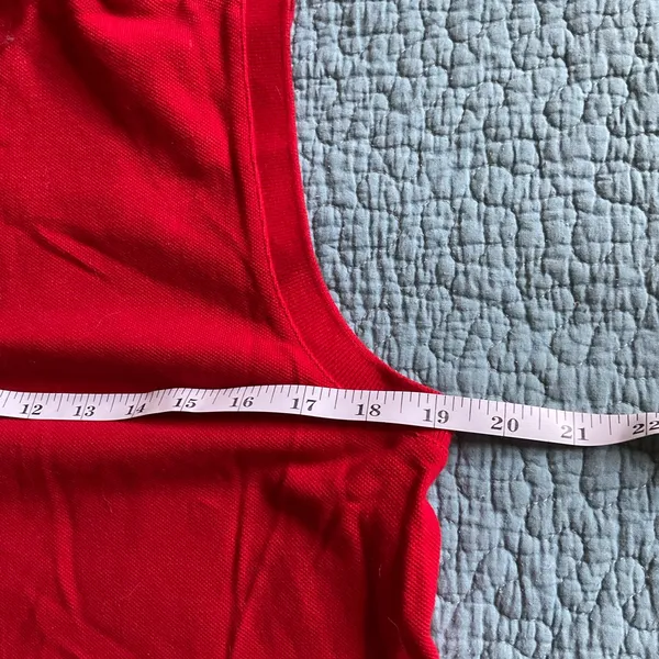 Red mid dress with collar, cute summer dress, sleeveless casual dress - Image 3